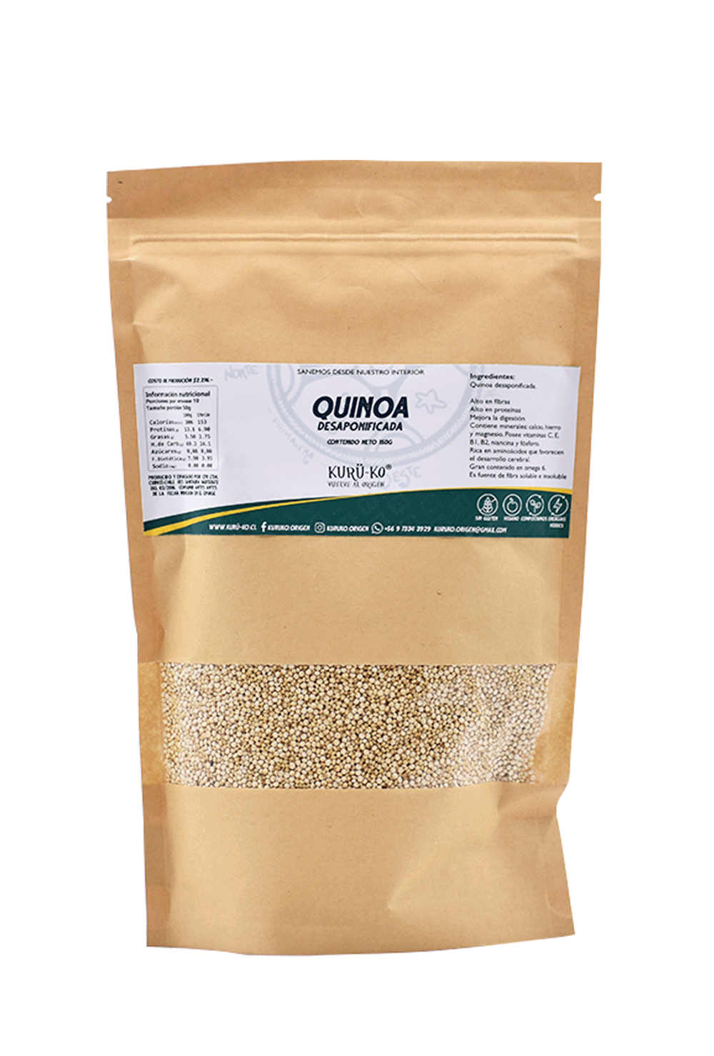 Quinoa desaponificada 500g