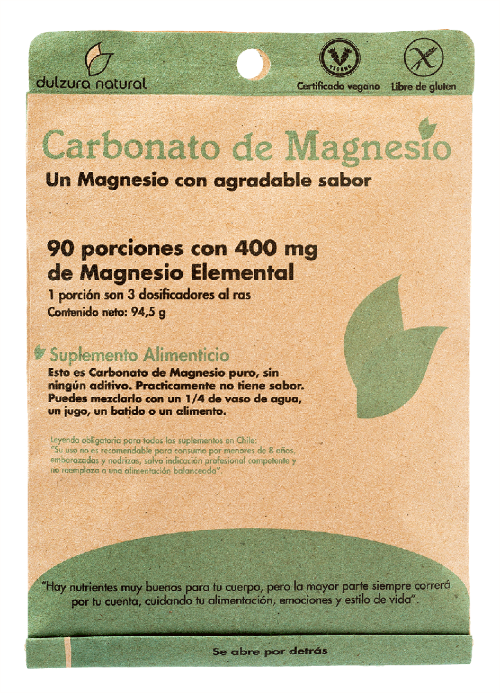 CARBONATO DE MAGNESIO 104g